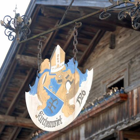 Hotel & Gourmetwirtshaus Kirchenwirt Seit 1326 Leogang Exterior foto